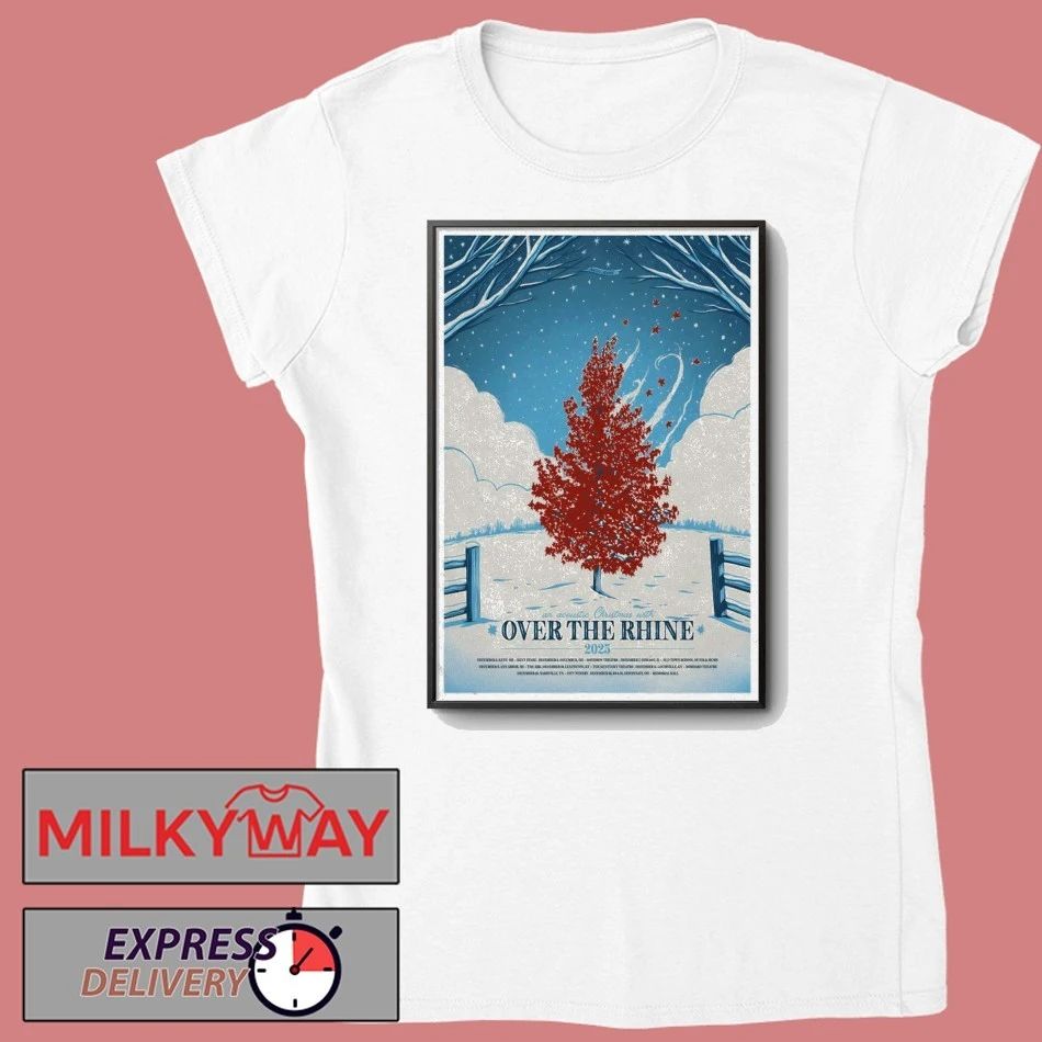 Over The Rhine Acoustic Christmas 2025 Shows Poster shirt