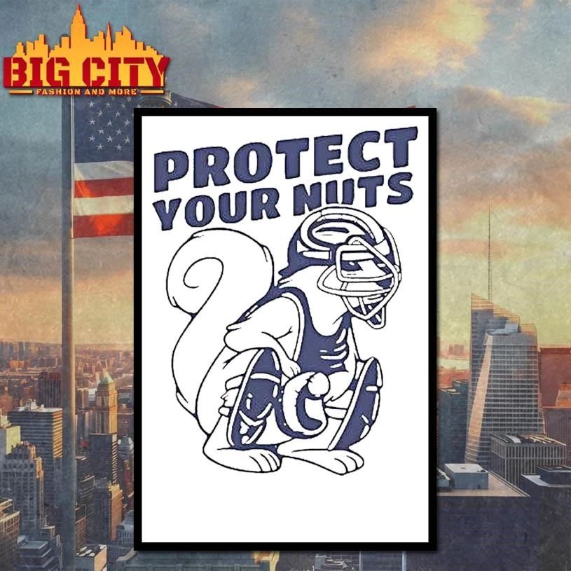 Protect Your Nuts Catcher Mom Funny Baseball Classic Shirt