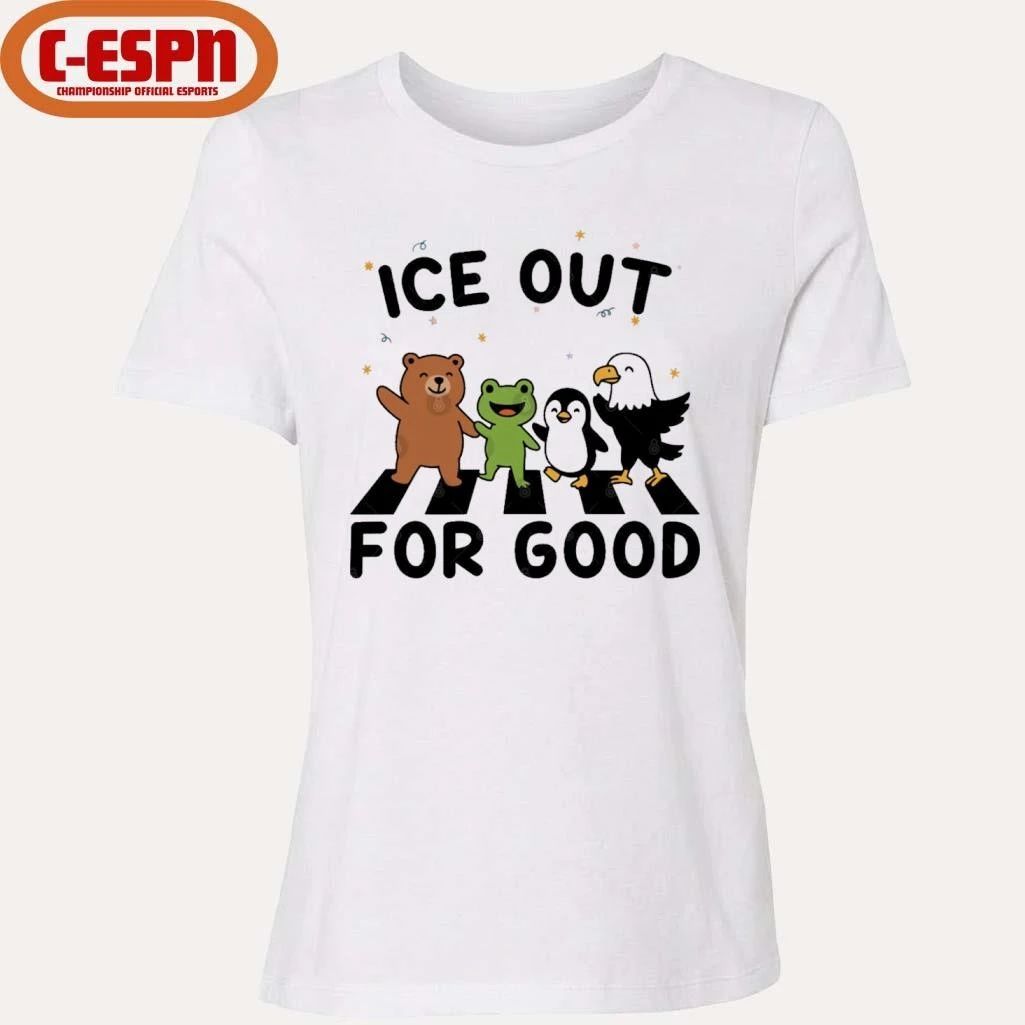 ICE Out For Good Resist Animals Frog Bear Penguin Eagle Shirt