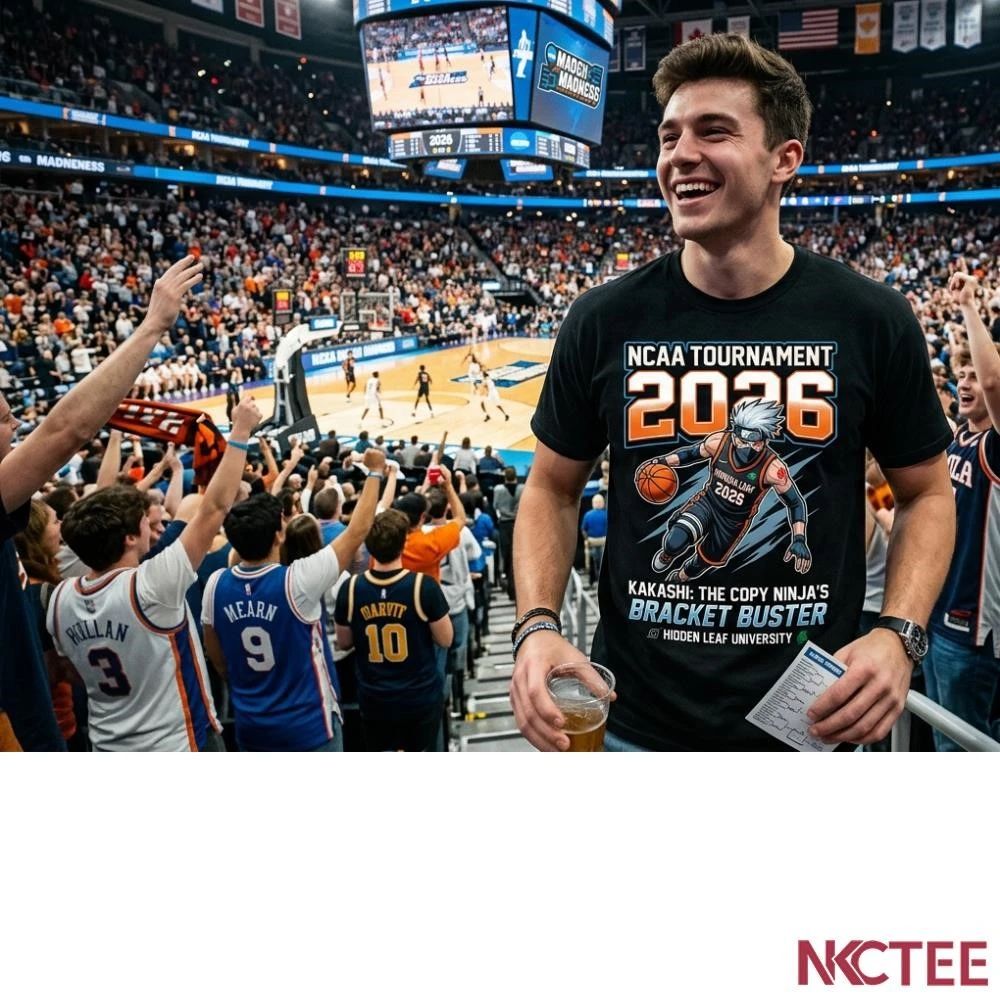 NKCtees 2026 NCAA Tournament basketball Kakashi shirt