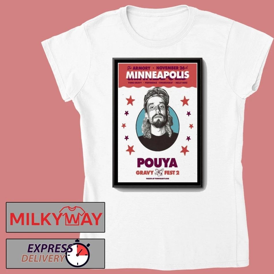 Pouya Minneapolis November 26 2025 Poster shirt