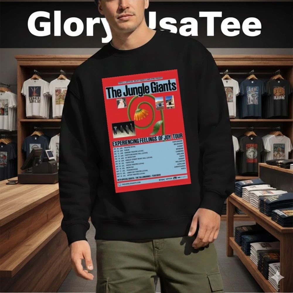 The Jungle Giants Fall Tour 2026 Poster Shirt