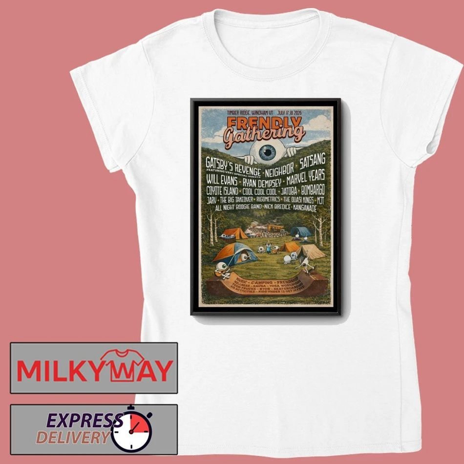 Frendly Gathering Windham VT Jul 17-18 2026 Poster shirt