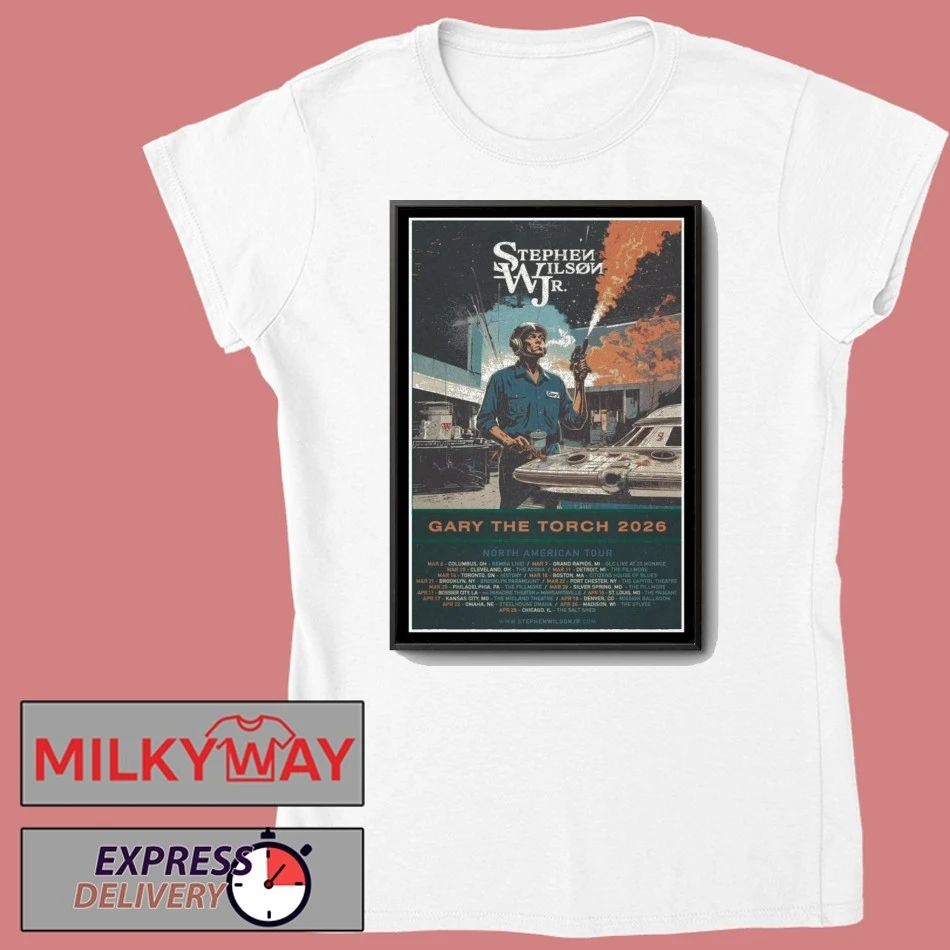 Stephen Wilson Jr Gary The Torch Tour 2026 Poster shirt