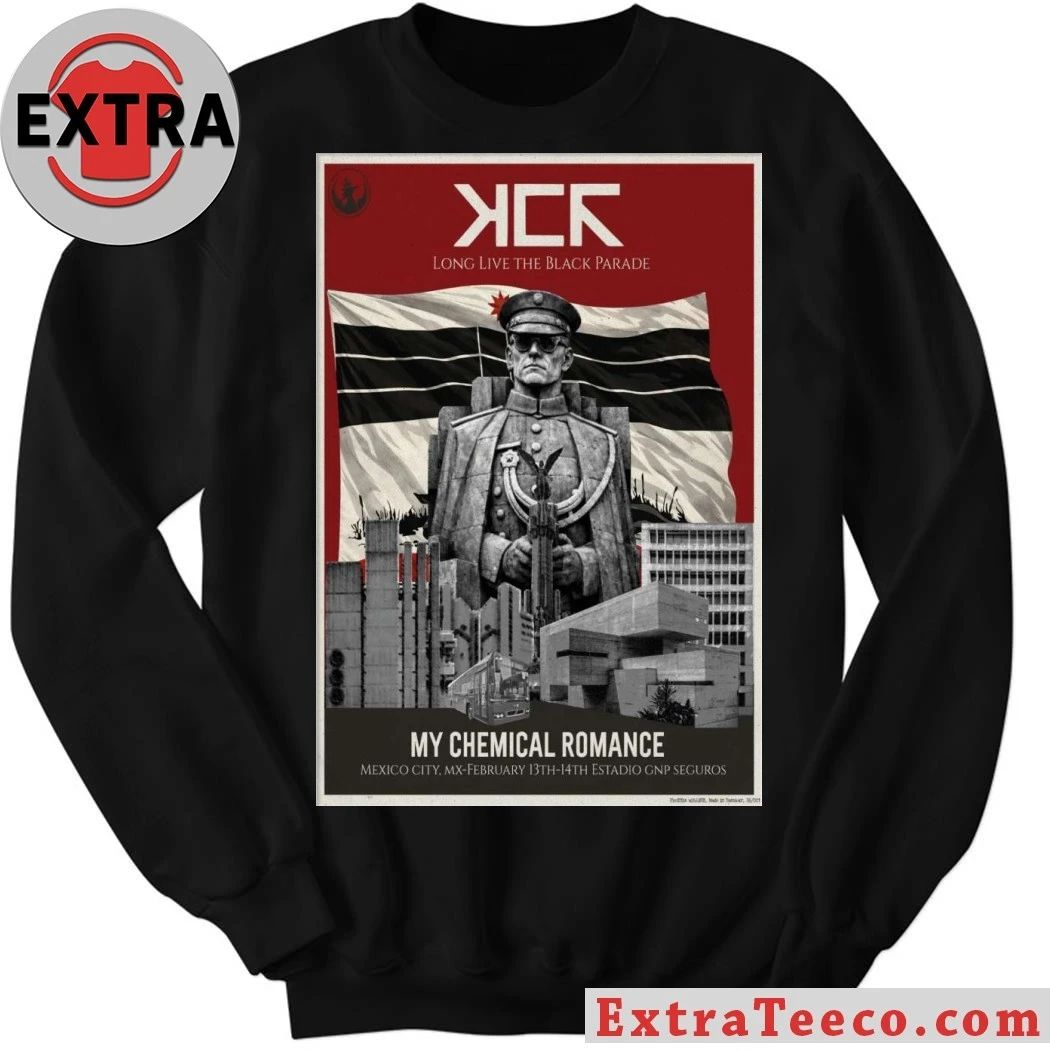 My Chemical Romance February 14 2026 Estadio GNP Seguros Mexico City, Mexico Poster T-Shirt