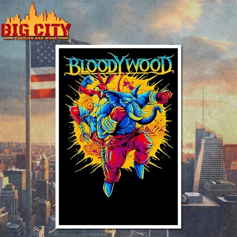 Bloodywood Australia Boxing Animals Tour 2026 Shirt
