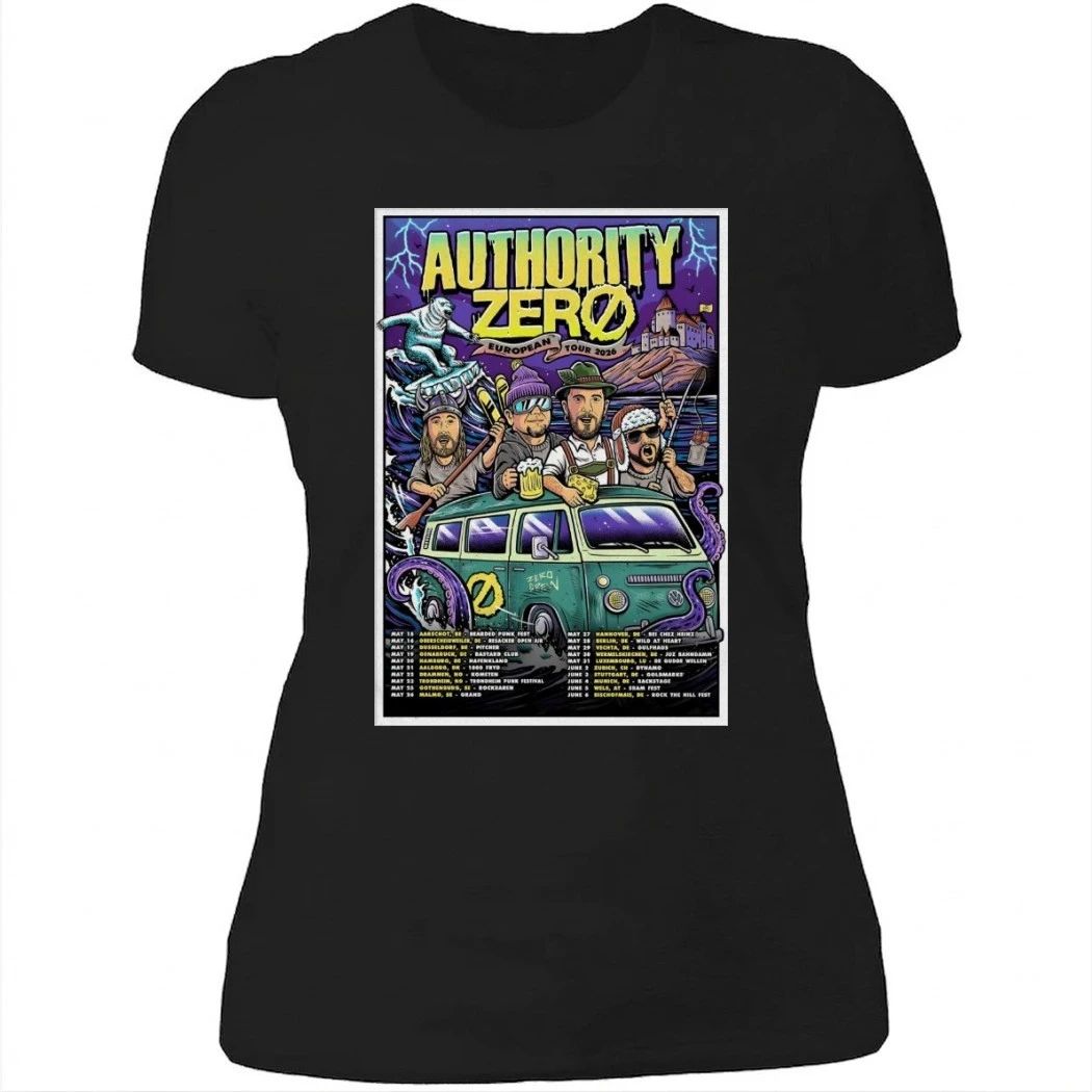 Authority Zero European 2026 Tour Shirt