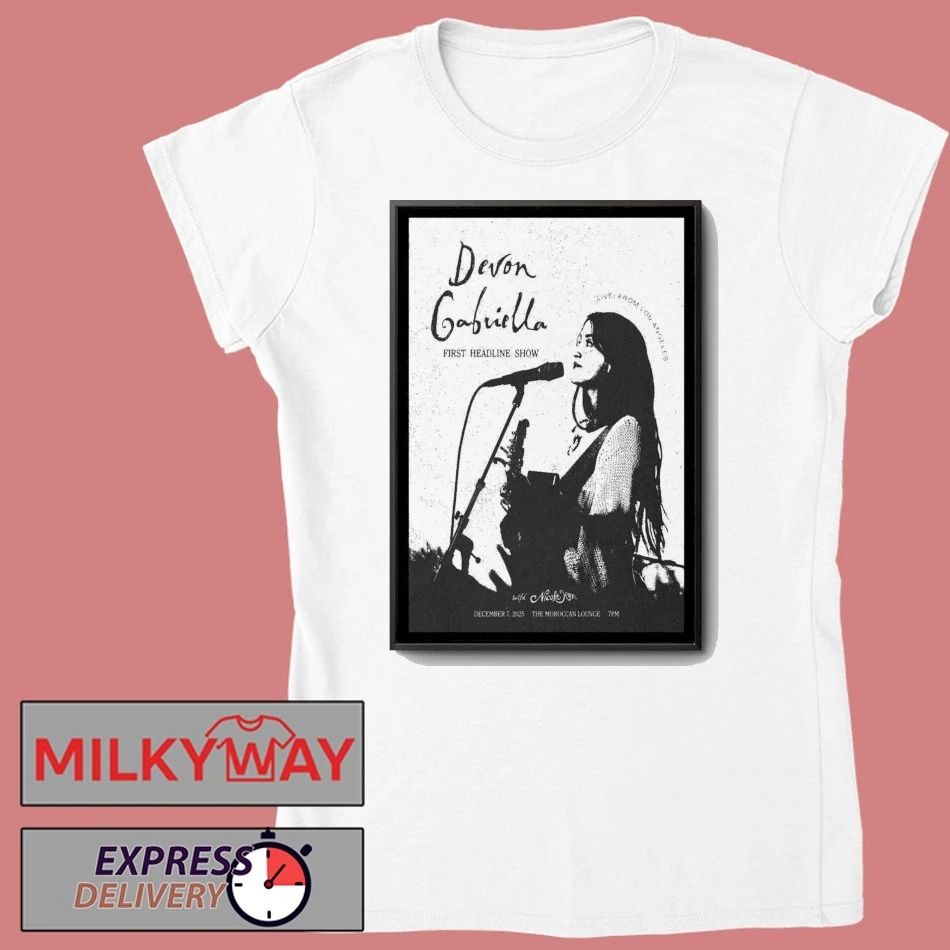 Devon Gabriella The Moroccan Lounge Los Angeles Poster shirt