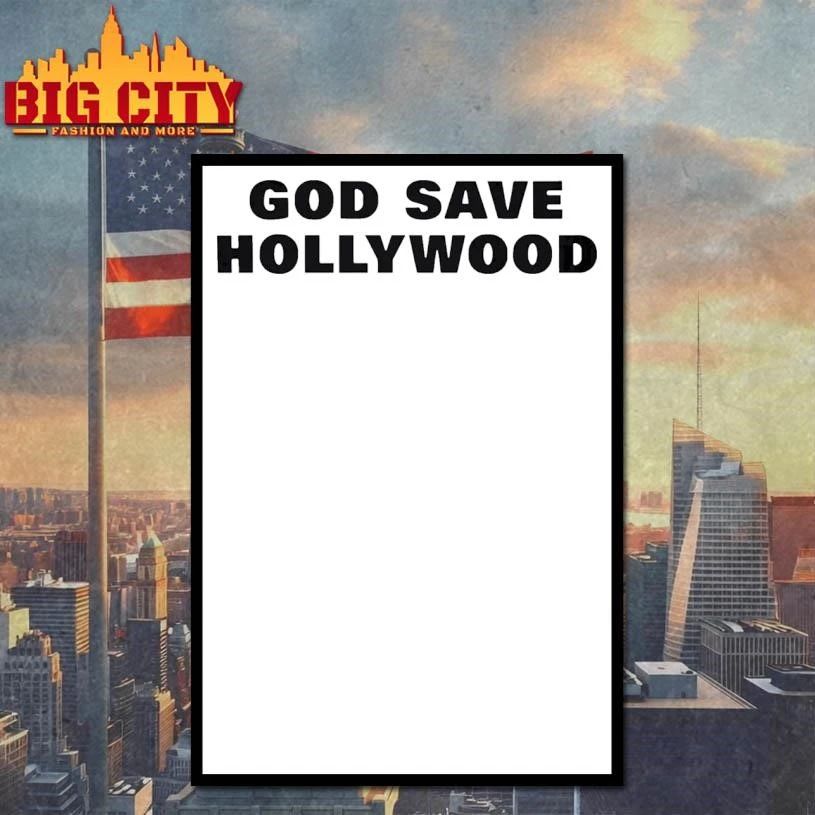 God Save Hollywood Graphic Shirt