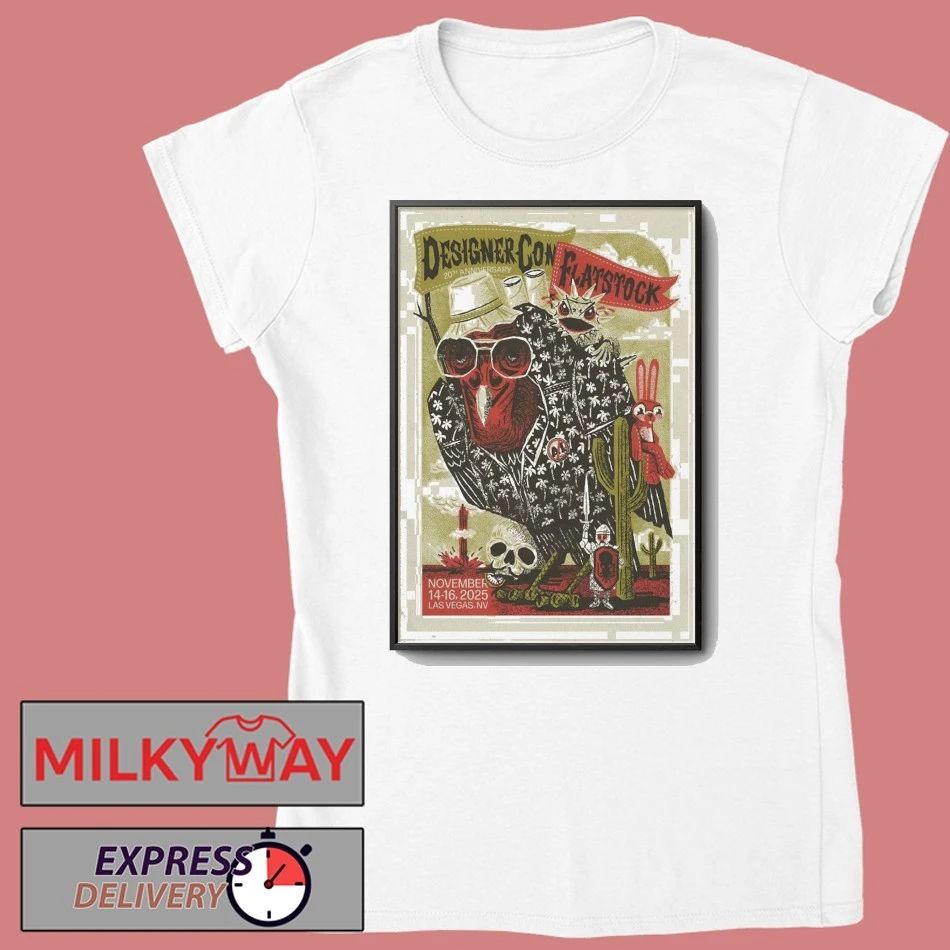 Flatstock 11 14-11 16 2025 Las Vegas NV Poster shirt