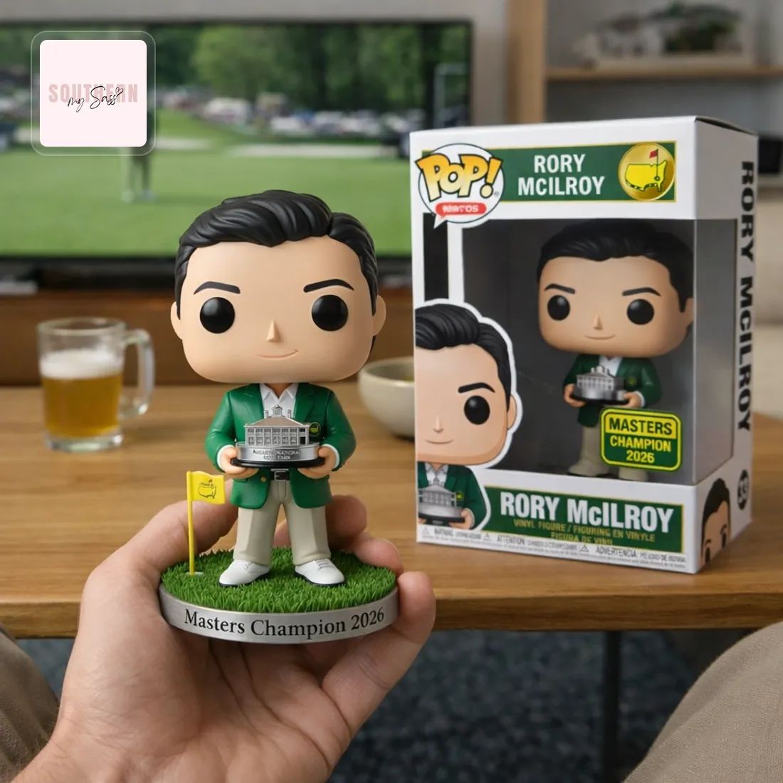 Rory McIlroy Masters Champion 2026 Commemorative Pop Figure Doll