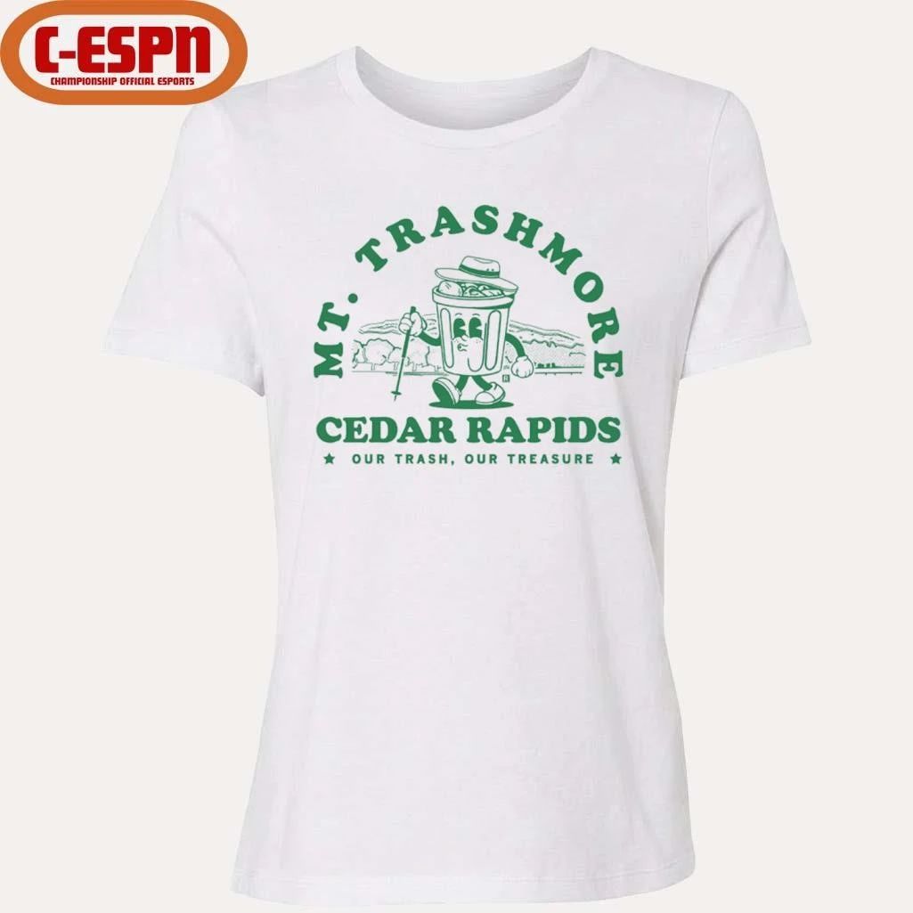 Mt. Trashmore Cedar Rapids Can Cartoon Shirt