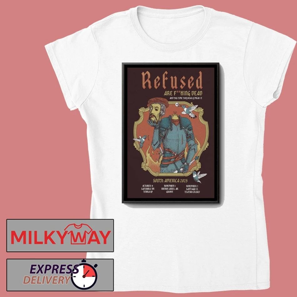 Poster New Refused South America 2025 shirt
