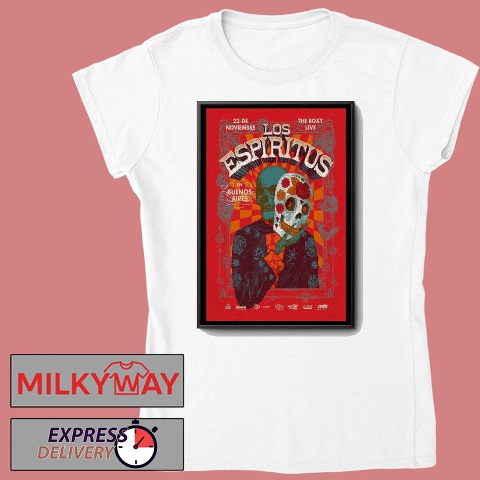 Los Espíritus 22 De Noviembre The Roxy Tour Poster shirt