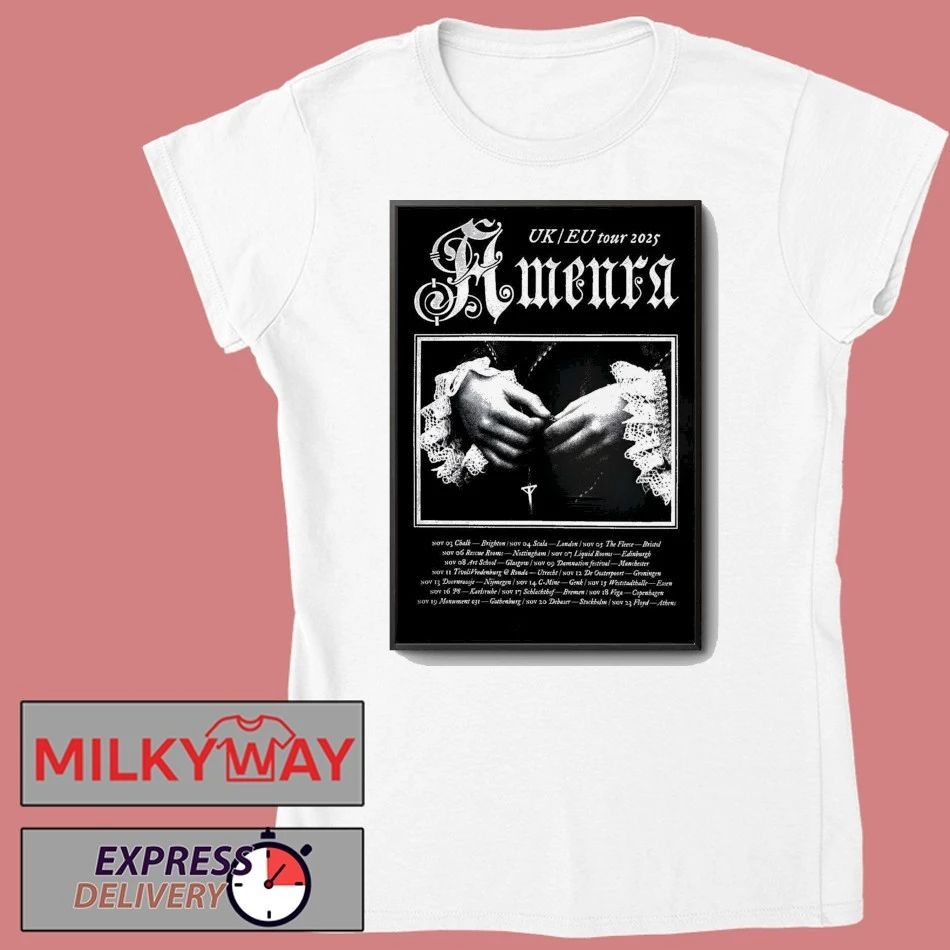 Amenra UK-EU 2025 Tour Poster shirt