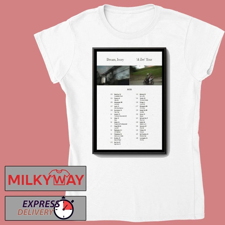 Dream Ivory At Zero US 2026 Poster shirt