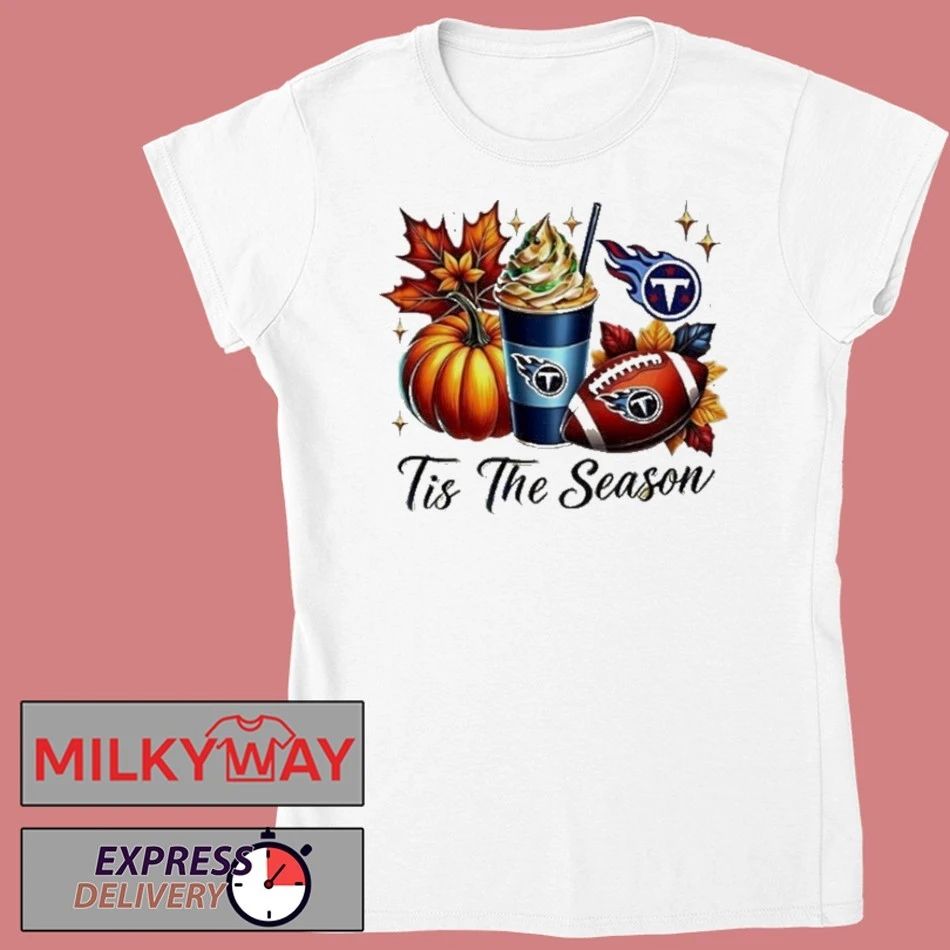 Trendy Tennessee Titans Tis The Season Halloween Shirt