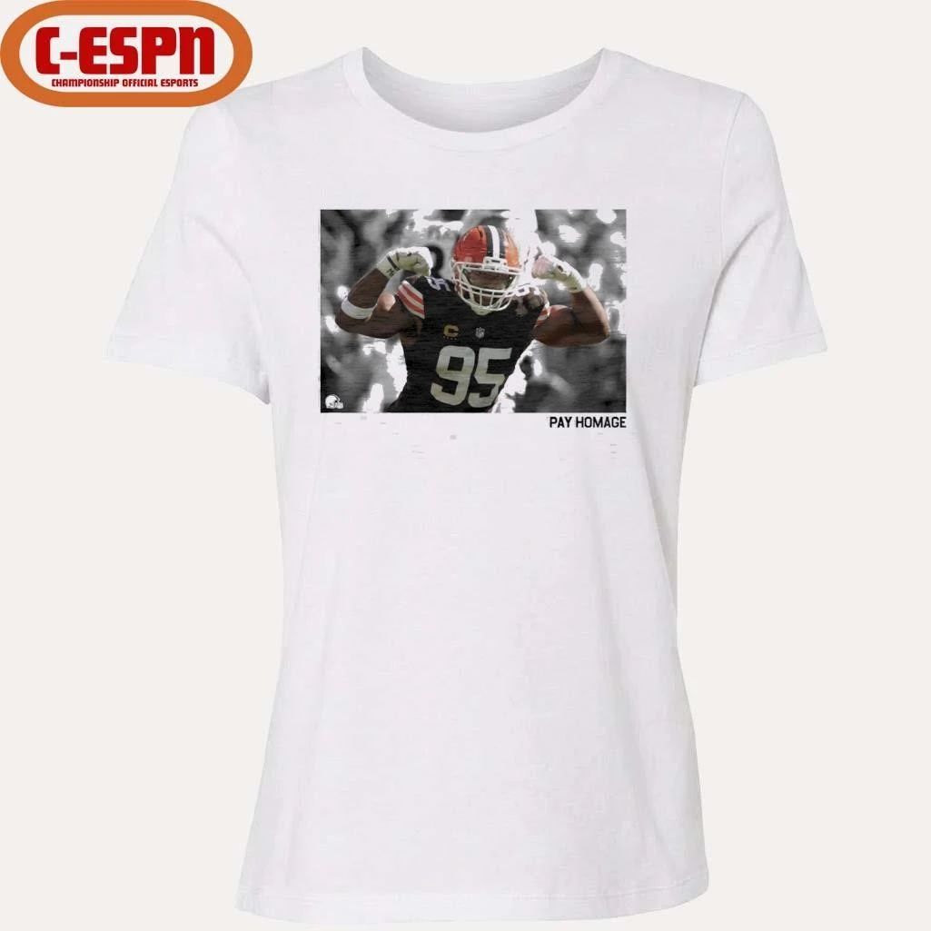 Sack King Myles Garrett Pay Homage Shirt