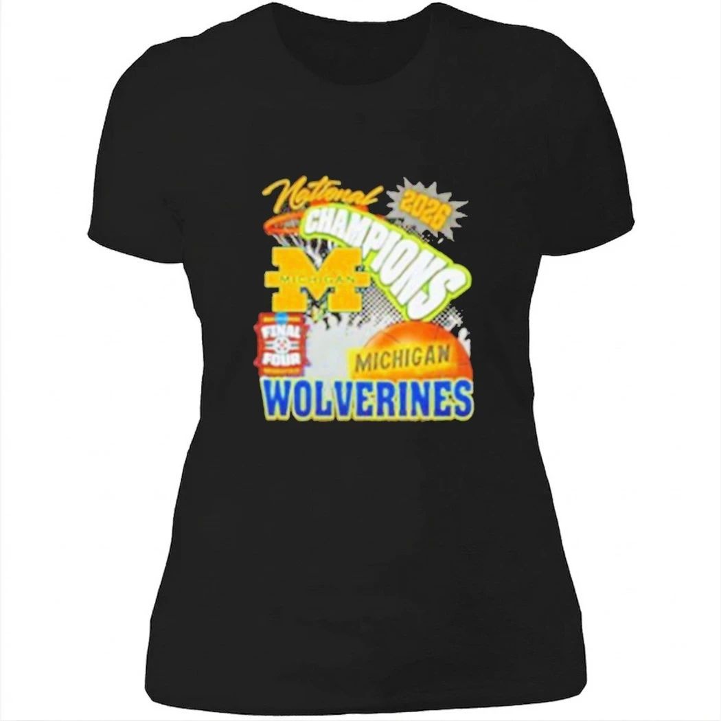 Michigan Basketball National Champions 2026 logo vintage shirt