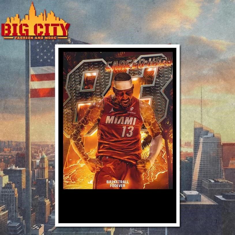 Bam Adebayo Miami Heat Goes Nuclear 83 Career High Second Most Points In NBA History Shirt