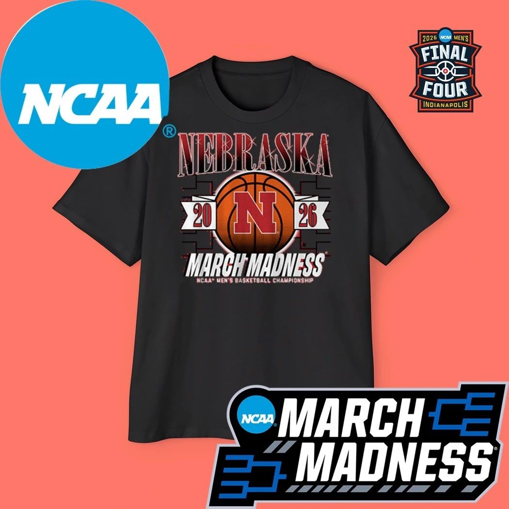 Nebraska Cornhuskers MBB 2026 NCAA Women’s Basketball Championship March Madness Logo Shirt