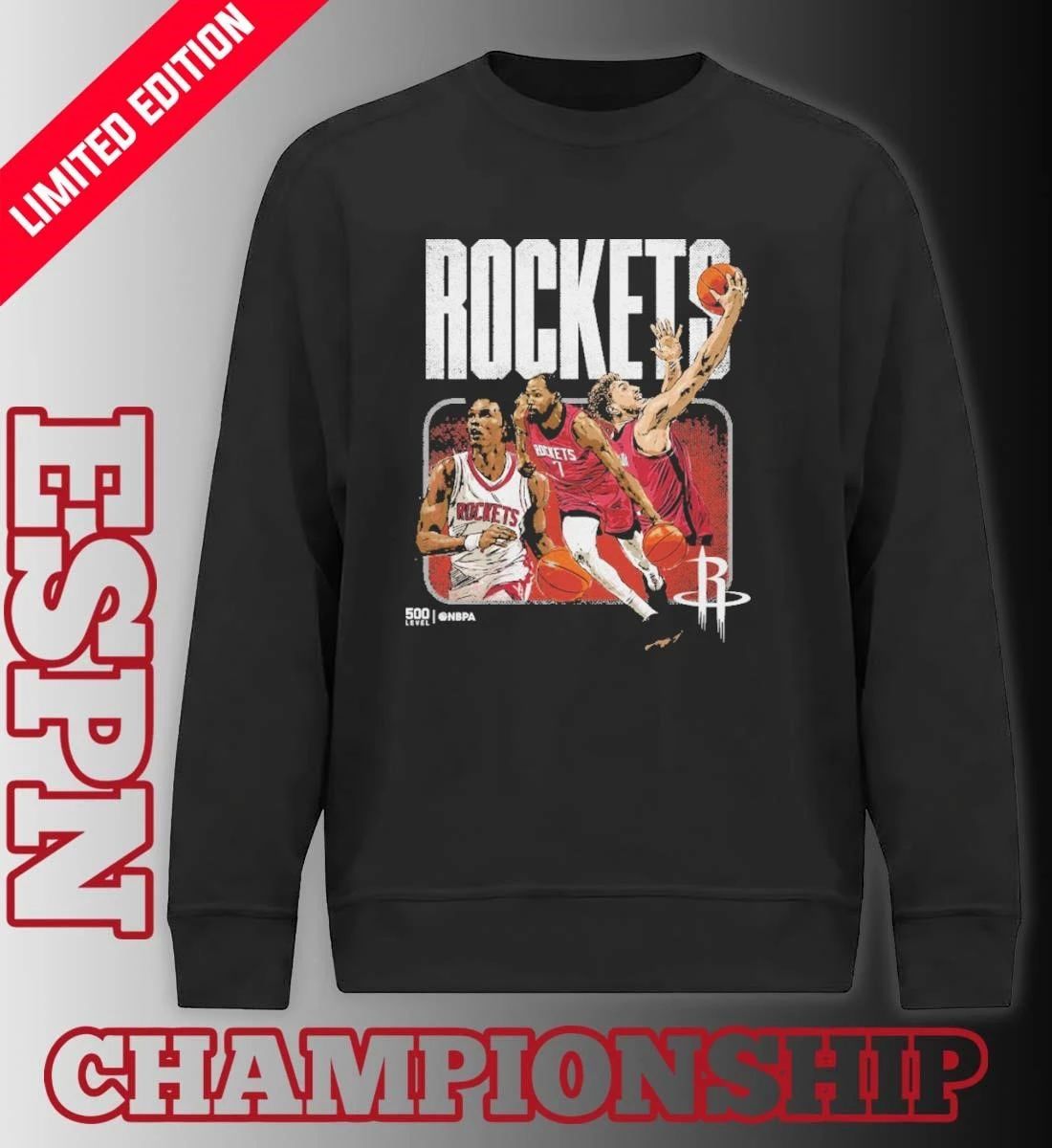 Houston Rockets 2026 Playoffs Trio Player Shirt