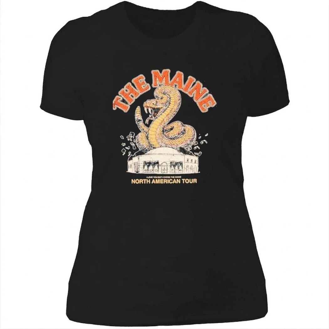 The Maine Merch I Love You But I Chose The Maine Tour 2026 North American Tour Shirt