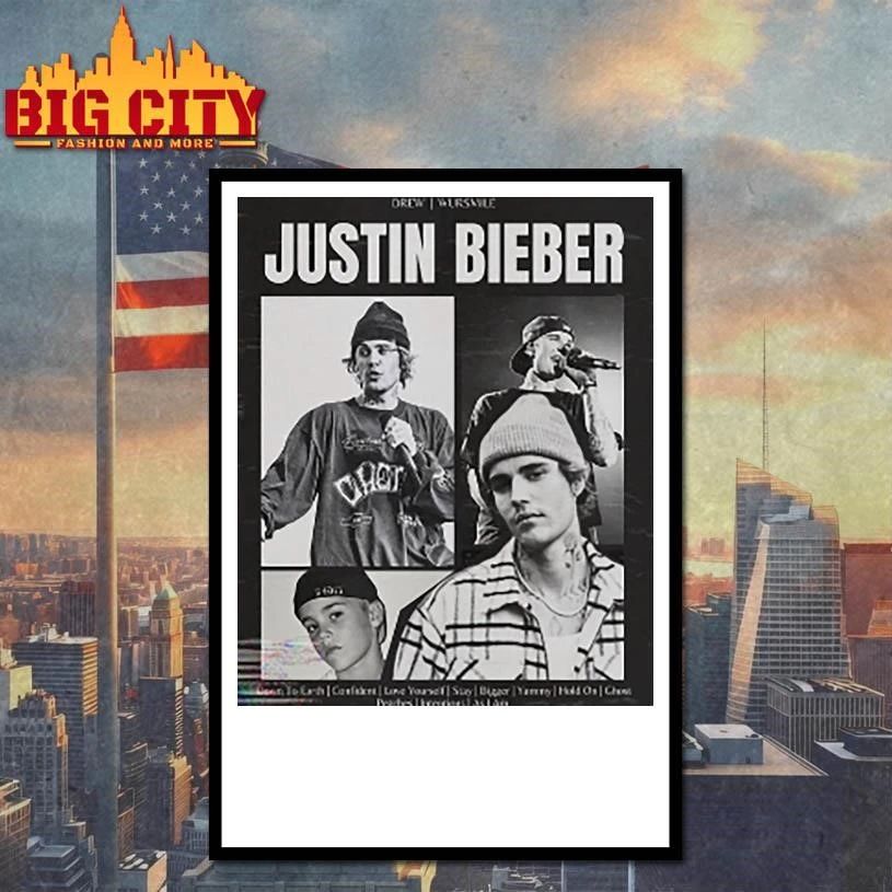 Jungkook Justin Bieber Graphic Shirt