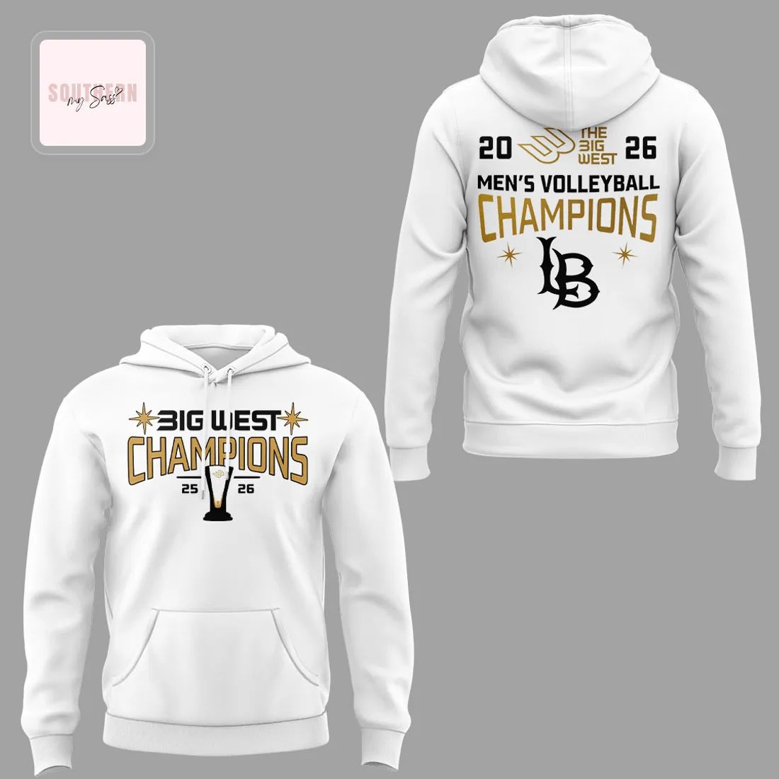 2026 Big West Men’s Volleyball Champions Official Commemorative Hoodie