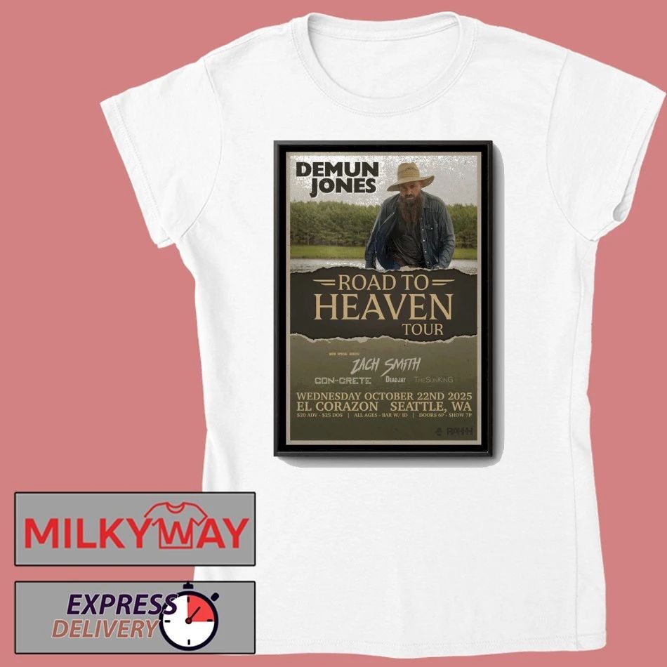 Demun Jones October 22 2025 El Corazon Seattle WA Poster shirt
