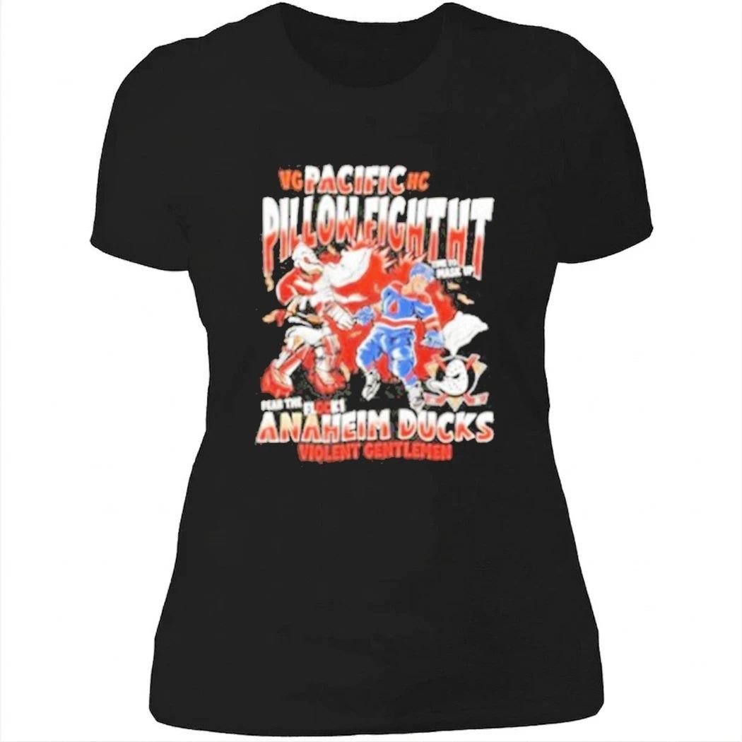 Vg Pacific Hc Pillow Fight Anaheim Ducks Violent Gentlemen Shirt