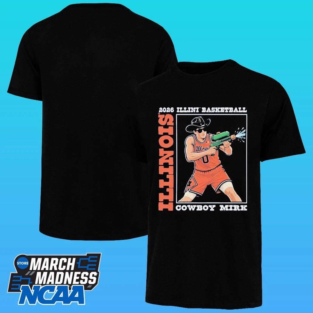 Cowboy Mirk Illinois Fighting Illini 2026 Ncaa Men’s Basketball March Madness Final Four The King Of Houston Shirt