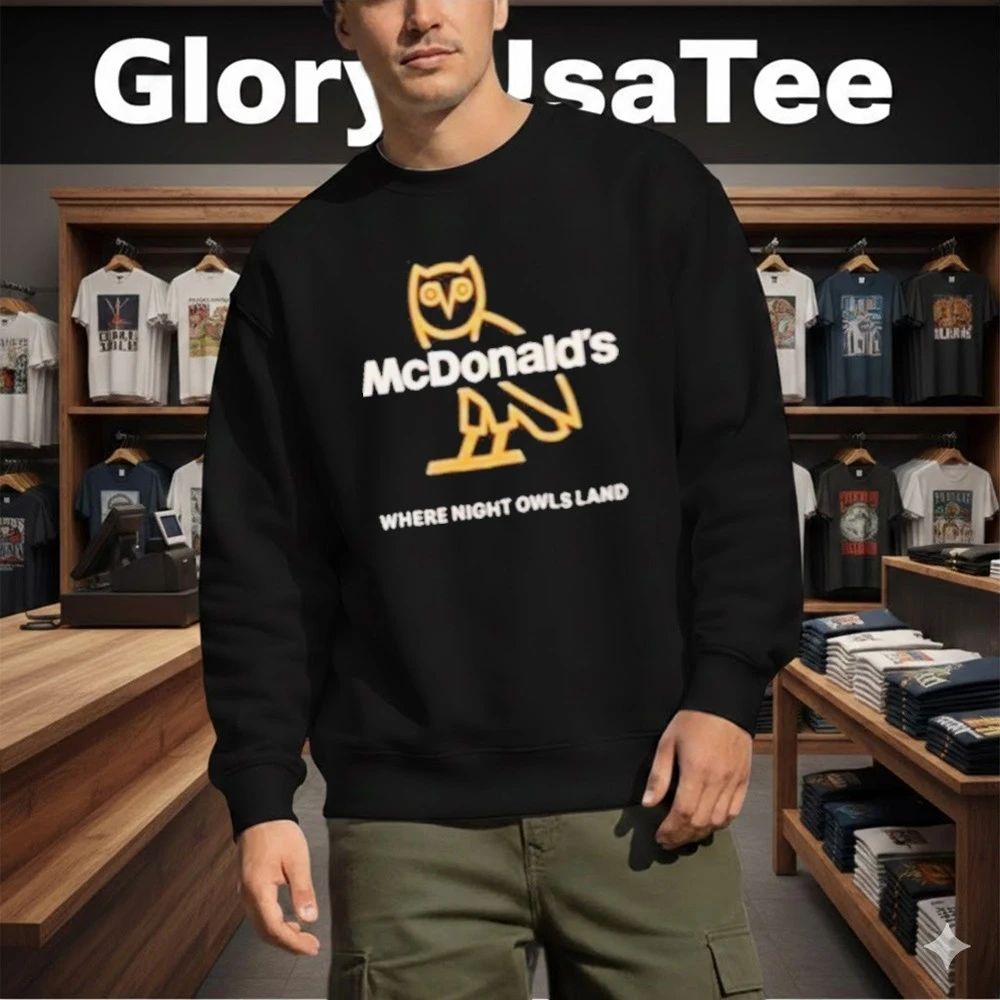 Drake x McDonald Where Night Owls Land Shirt