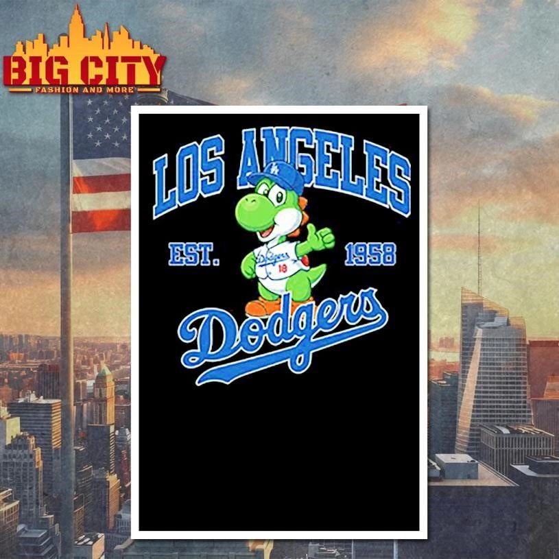 Los Angeles Dodgers Est 1958 Graphic Shirt