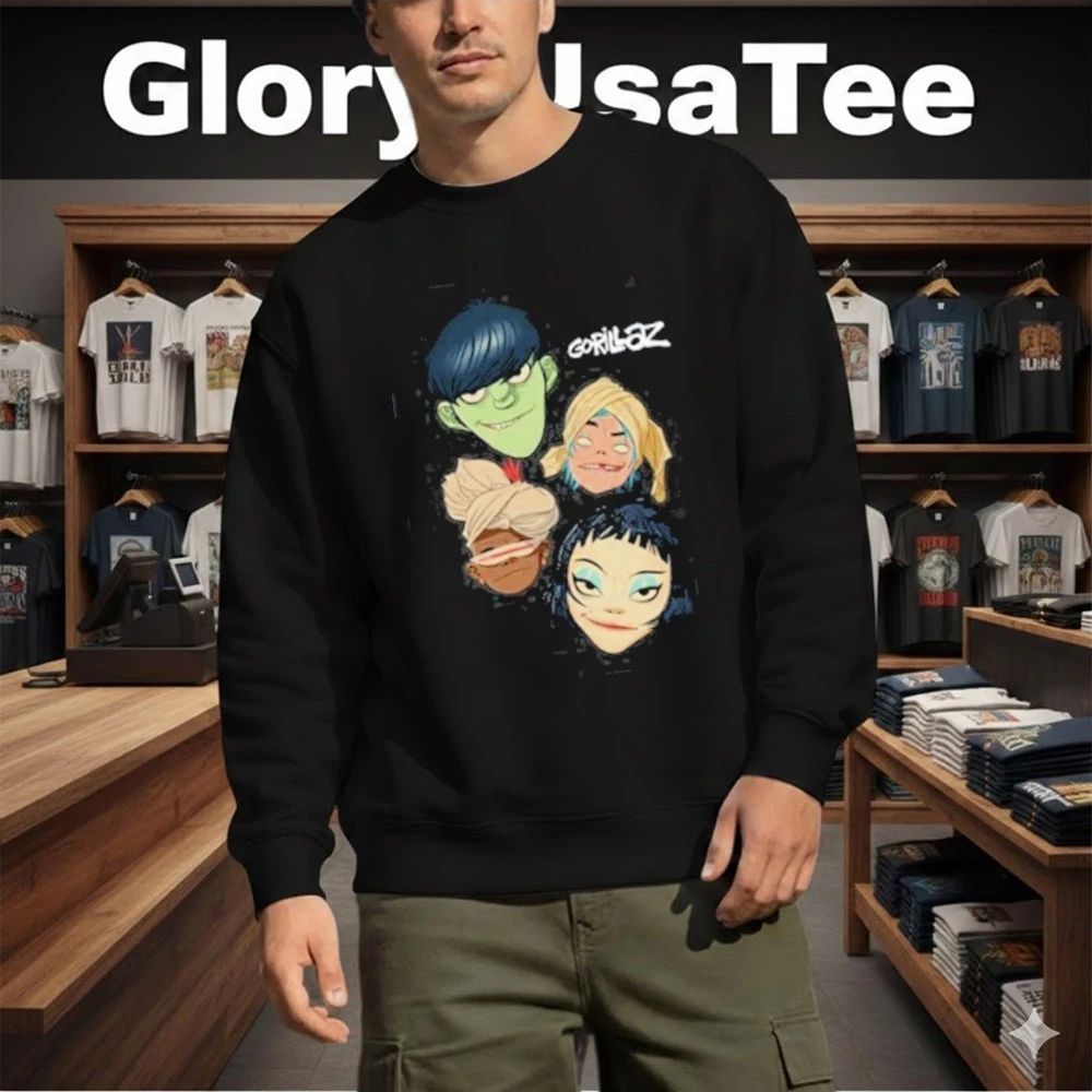 Gorillaz The Mountain Heads T-Shirt