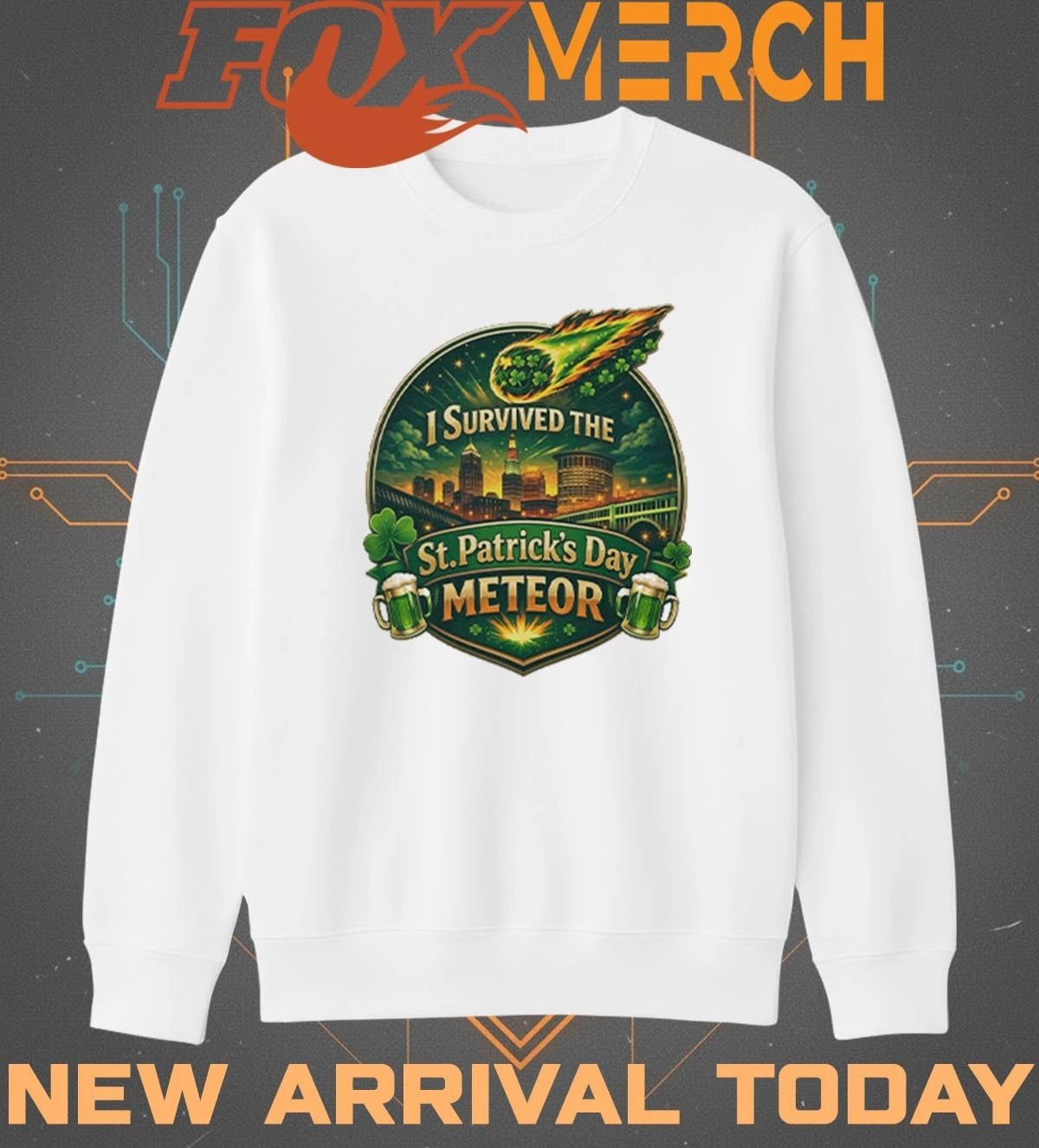 I Survived The St. Patrick’s Day Meteor 2026 t-shirt