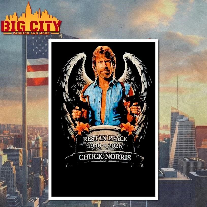Chuck Norris Rest In Peace RIP 1940-2026 Tribute Legend Shirt