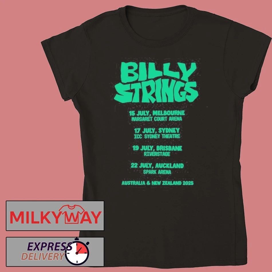 Billy Strings 2025 Tour Australia and New Zealand Shirt