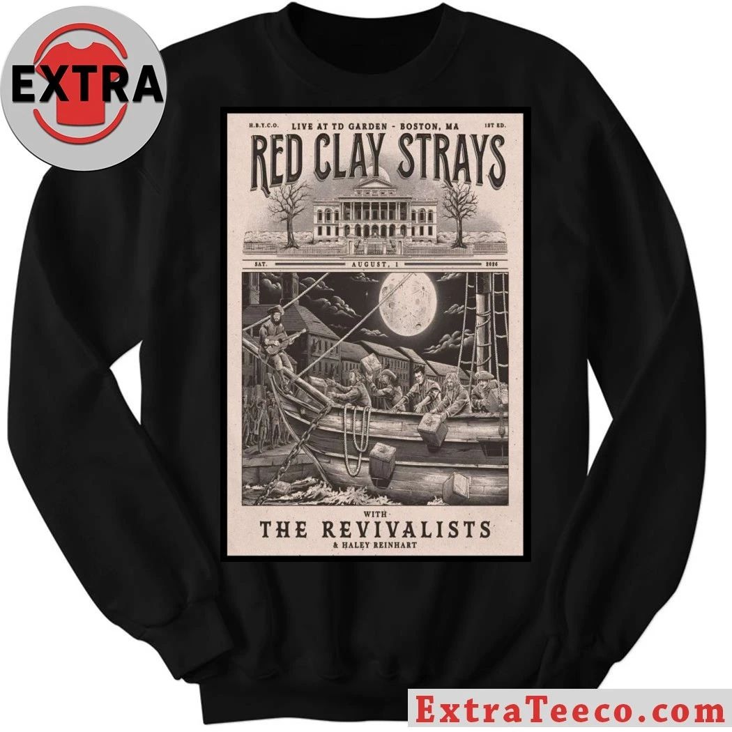 Original Red Clay Strays Boston MA On August 1 2026 Poster Shirt