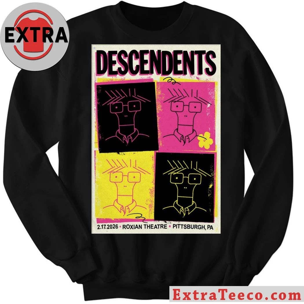 Original Descendents Event Pittsburgh PA On Feb 17 2026 Poster Shirt