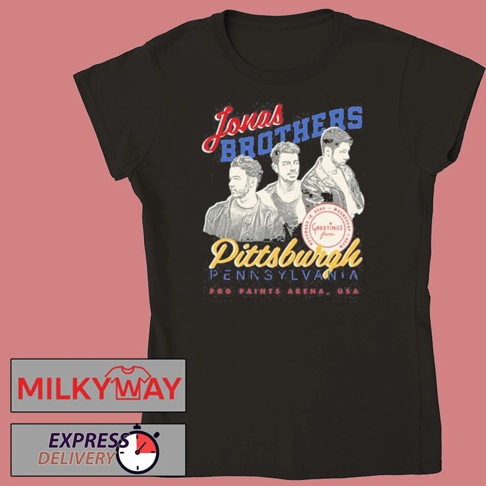 Jonas Brothers Nov 12 2025 PPG Paints Arena Pittsburgh, PA Event shirt