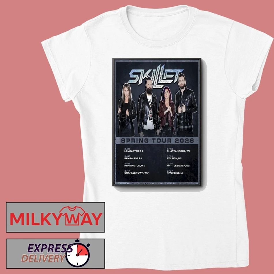 Skillet Poster Spring 2026 Shows shirt