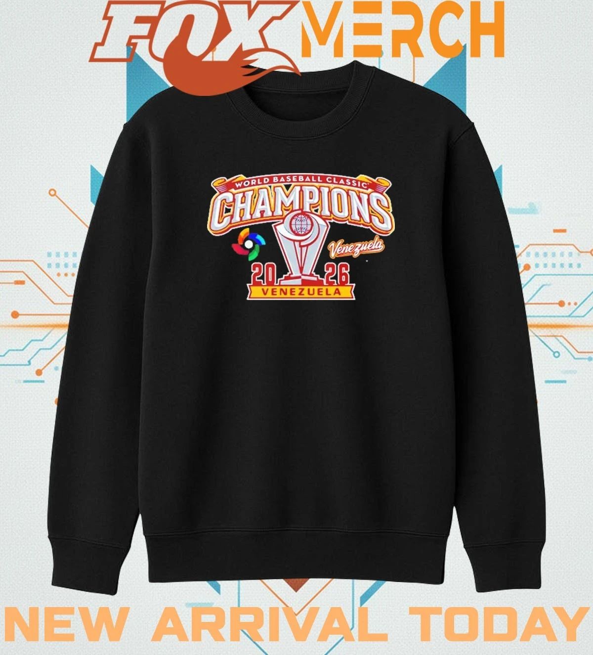 Venezuela Baseball World Baseball Classic 2026 Champions Trophy Cup t-shirt