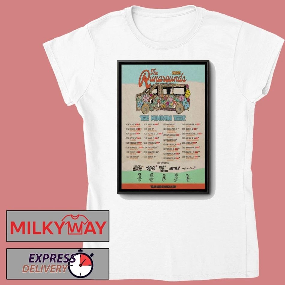 The Runarounds The Minivan Tour 26 Poster shirt