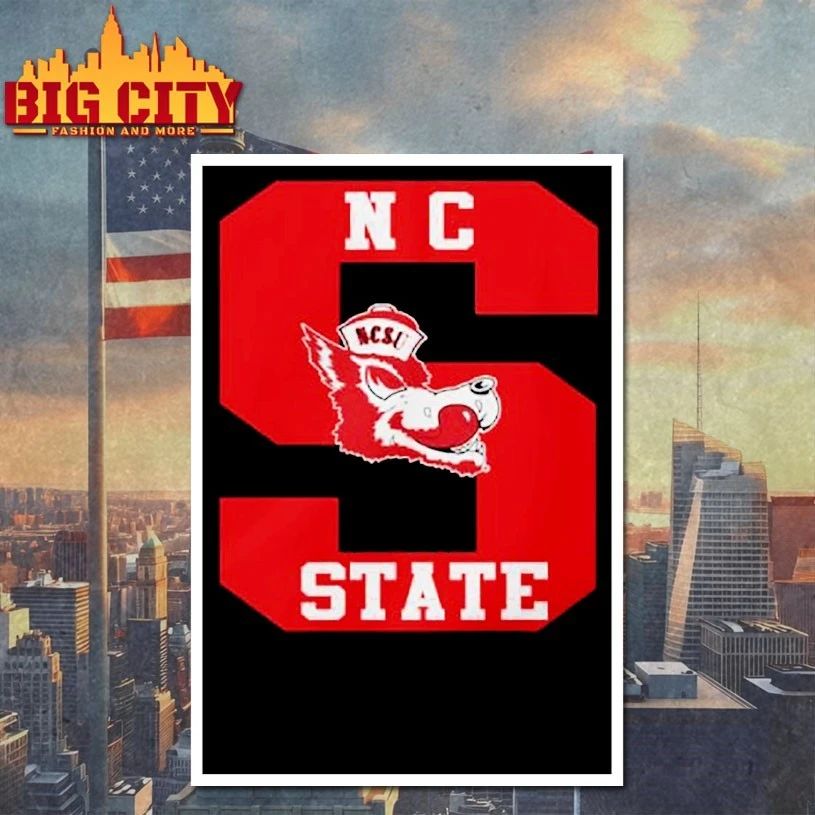 S N.C. State Wolfpack basketball 2026 March Madness logo T-shirt