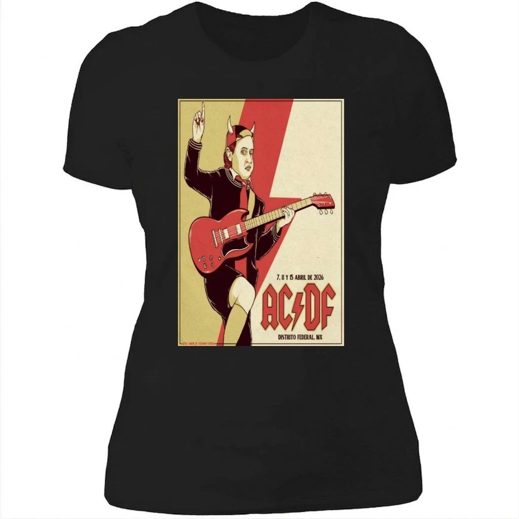 AC-DC Estadio GNP Seguros, Mexico City Apr 7 2026 Poster Shirt