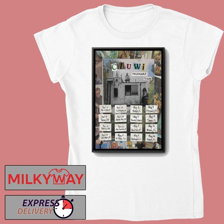Chuwi Primavera 2026 Tour Poster shirt
