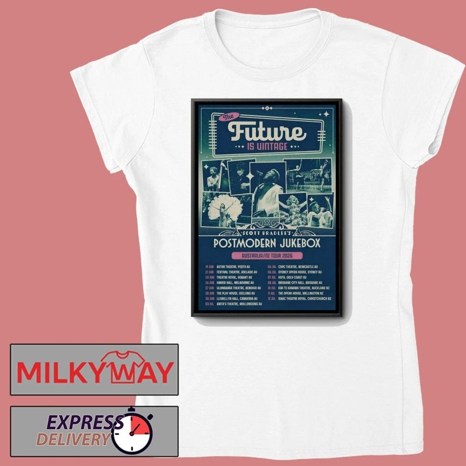 Poster Postmodern Jukebox Australia-New Zealand 2026 Tour shirt