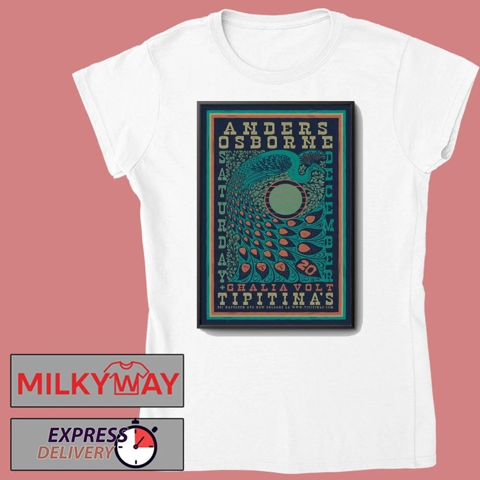 Anders Osborne Tipitina’s in New Orleans LA Dec 20 2025 Poster shirt