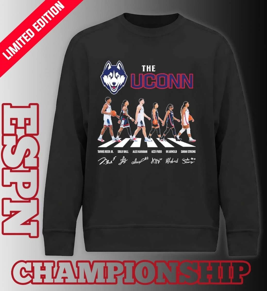 The Uconn Men’s And Women’s Basketball Abbey Road Shirt
